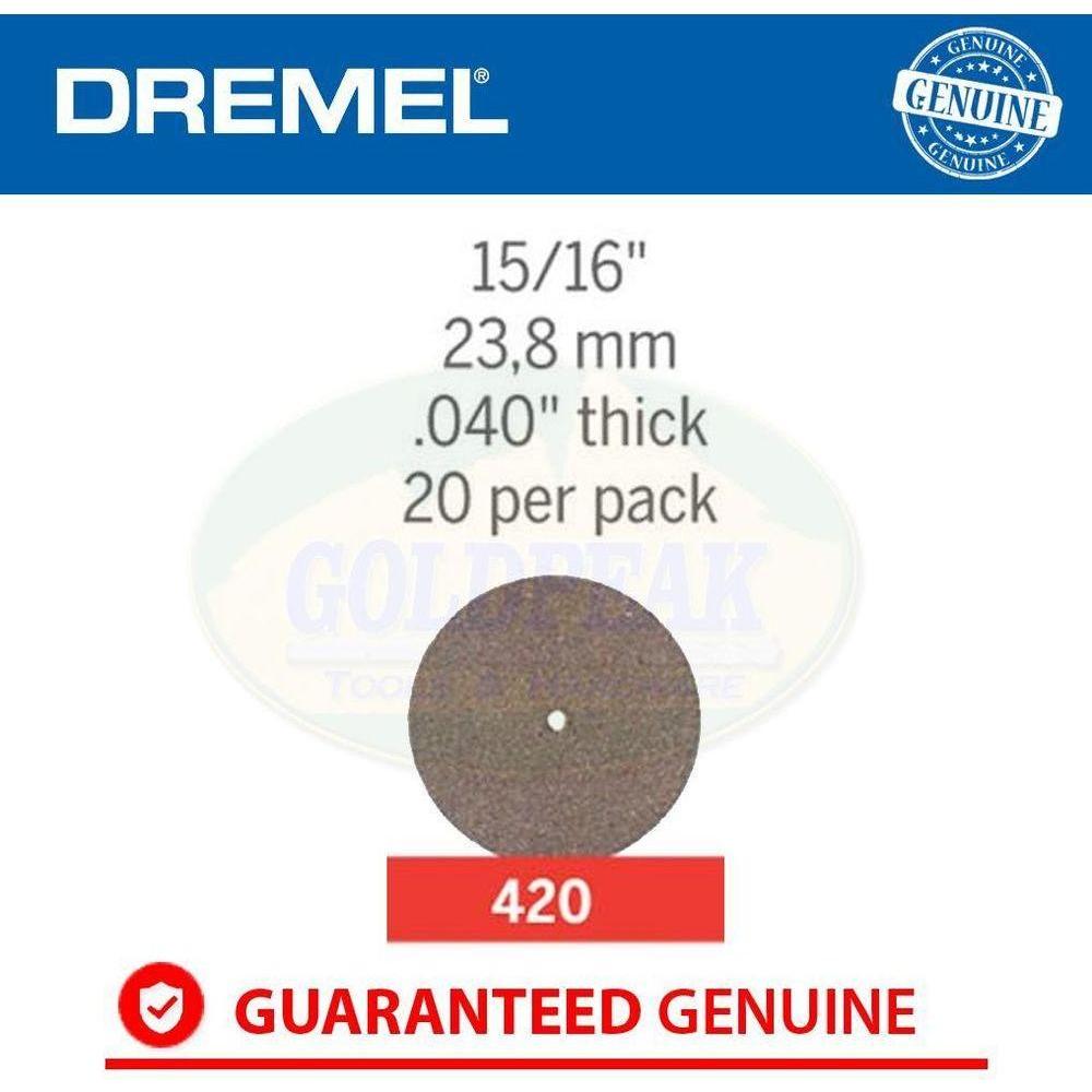 Dremel 420 Cut Off Wheel - Goldpeak Tools PH Dremel Dremel 420 Cut Off Wheel - Goldpeak Tools PH Dremel
